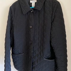 Women’s black quilted jacket
